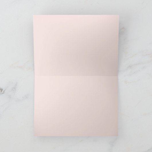 ブラックエルクシルエットグリーティングカード カード (内部)