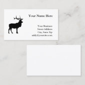 ブラックエルクシルエット 名刺 (正面/裏面)