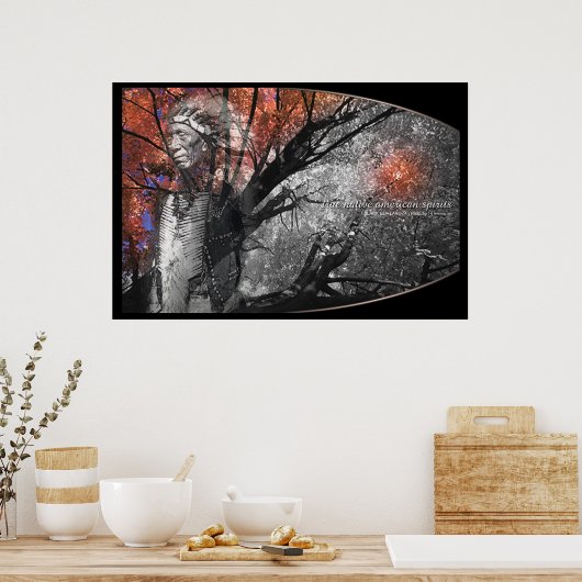 ブラックエルク ポスター (キッチン)