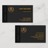 ブラックエレガンススペシャ独占的ルTAXY 名刺 (正面/裏面)