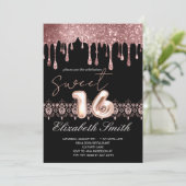 ブラックエレガンス、バラ金ゴールドドリップスSweet sixteen 招待状 (スタンド正面)