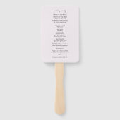 ブラックエレガントと薄紫のミニマル ハンドファン (裏面)