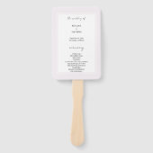 ブラックエレガントと薄紫のミニマル ハンドファン (正面)