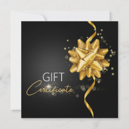 ブラックエレガントクラシー発光金ゴールドラウンドボウギフト