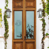 ブラックエレガントスモールビジネスオープン時間 ウィンドウサイン