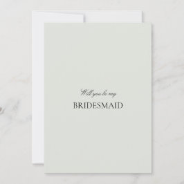 ブラックエレガントセージ緑の花嫁の提案カード セーブザデート