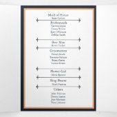 ブラックエレガントパールワトゥシタカオ結婚式 プログラム (内部中)