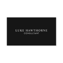 ブラックエレガントプロフェッショナルモダンミニマルQRコード