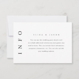 ブラックエレガントミニマルス結婚ゲスト詳細 出欠カード