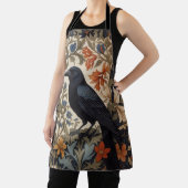 ブラックエレガントレイヴン・ウィリアム・モリスインスパイアフローラ エプロン (インサイチュ)