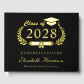 ブラックエレガント卒業式パーティー ゲストブック (正面)