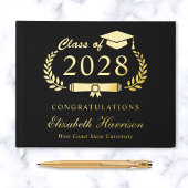 ブラックエレガント卒業式パーティー ゲストブック