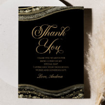 ブラックエレガント金ゴールドアゲート誕生日パーティー