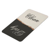 ブラックエレガント金ゴールド&クリームクリーン/ダーティ食洗機 マグネット (左側)