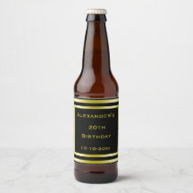 ブラックエレガント&金ゴールドフレーム誕生日