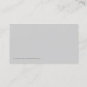 ブラックエレキギターの名刺 名刺 (裏面)