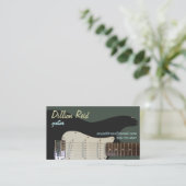 ブラックエレキギターの名刺 名刺 (スタンド正面)