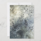 ブラックエレクトリックギターソン10代のズ誕生日 招待状 (裏面)