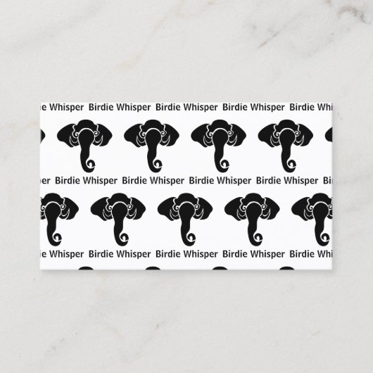 ブラックエレファントファミリーホームアドレス共和党員 名刺 (正面)