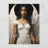 ブラックエンジェルアート インスピレーション ポストカード (正面)