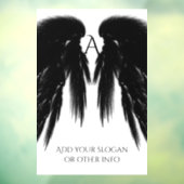 ブラックエンジェルウィングズモノグラム ウィンドウサイン (シート3)