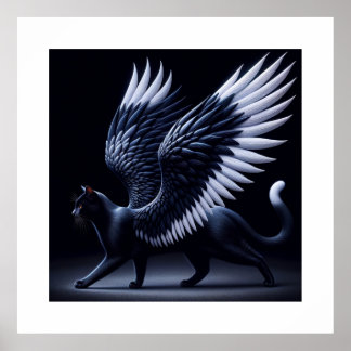 ブラックエンジェルキャットシネマティック ポスター