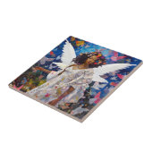 ブラックエンジェルファンタジーアート タイル (側面)