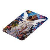 ブラックエンジェルファンタジーアート マグネット (左側)