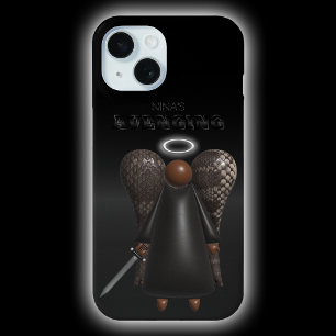 ブラックエンジェル、復讐エンジェルiPhoneケース iPhone 15ケース