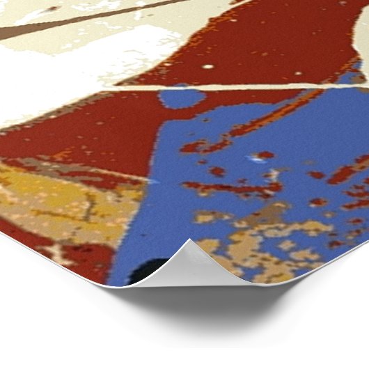 ブラックエンジェル – 表現主義ファインアートポスター –  ポスター (角)