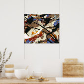 ブラックエンジェル – 表現主義ファインアートポスター – ポスター (キッチン)