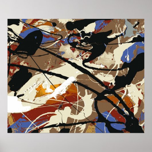 ブラックエンジェル – 表現主義ファインアートポスター – ポスター (正面)