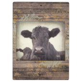 ブラックオニキスのクリップボード – BLACK ANGUS COW クリップボード (裏面)