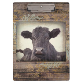ブラックオニキスのクリップボード – BLACK ANGUS COW クリップボード