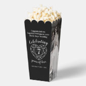 ブラックオニュックス7周年結婚の2枚の写真 フェイバーボックス (はじけた状態)