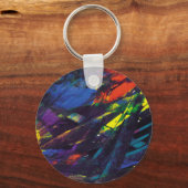 ブラックオパール キーホルダー (正面)