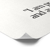 ブラックオブシディアンジェムクリスタル意味カード ポスター (角)