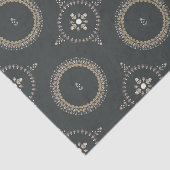 ブラックオリーブエレガント装飾フローラ 薄葉紙 (詳細)