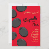 ブラックオリーブ誕生日パーティー 招待状 (正面)