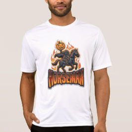 ブラックオレンジの首なし騎士ハロウィン Tシャツ