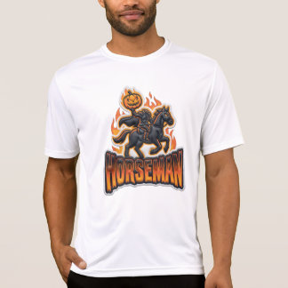 ブラックオレンジの首なし騎士ハロウィン Tシャツ