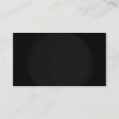 ブラックオレンジグレーのコンサルタントの名刺 名刺 (裏面)