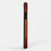 ブラックオレンジステンレスメタリック旋回パターン4 Case-Mate iPhoneケース (裏面/右)