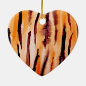 ブラックオレンジタイガーの水色 セラミックオーナメント (裏面)