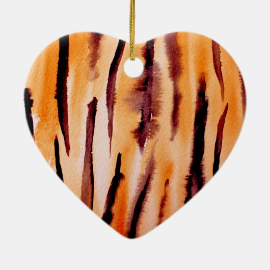 ブラックオレンジタイガーの水色 セラミックオーナメント (裏面)