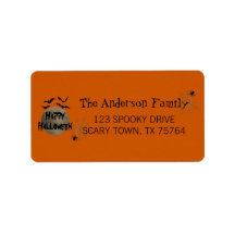 ブラックオレンジハッピーハローウィン差出人住所