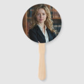 ブラックオレンジロースクールカスタム卒業パーティー ハンドファン (裏面)