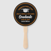 ブラックオレンジ大学院写真卒業パーティー ハンドファン (正面)