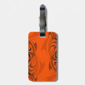 ブラックオンオレンジ「スモーク」荷物タグ ラゲッジタグ (裏面縦)