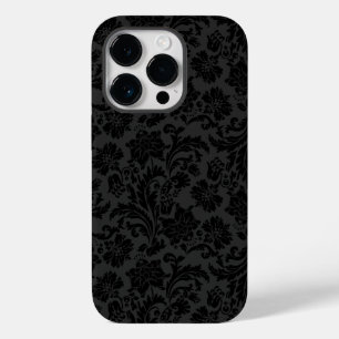 ブラックオンダークグレーヴィンテージダマスク Case-Mate iPhone 14 PROケース